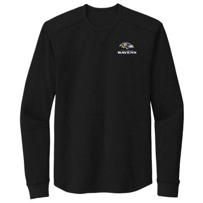 Футболка с длинным рукавом Baltimore Ravens Dunbrooke Black Cavalier Thermal