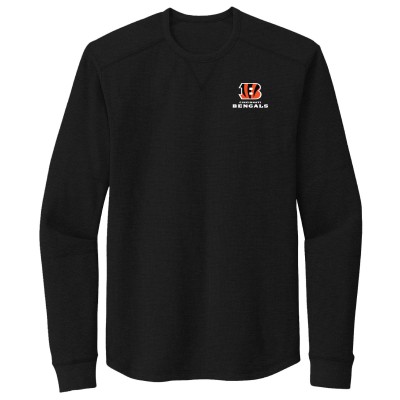 Футболка с длинным рукавом Cincinnati Bengals Dunbrooke Cavalier Thermal - Black