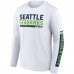 Seattle Seahawks Fanatics College Navy/White Two-Pack 2023 Schedule T-Shirt Combo Set