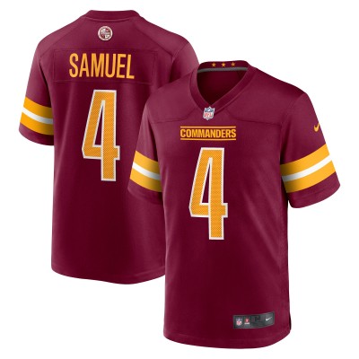 Игровая джерси Curtis Samuel Washington Commanders Nike - Burgundy