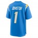 Игровая джерси Quentin Johnston Los Angeles Chargers Nike 2023 NFL Draft First Round Pick - Powder Blue