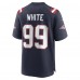 Игровая джерси Keion White New England Patriots Nike 2023 NFL Draft Pick - Navy