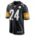 Игровая джерси Joey Porter Jr. Pittsburgh Steelers Nike 2023 NFL Draft Pick Game - Black