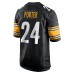 Игровая джерси Joey Porter Jr. Pittsburgh Steelers Nike 2023 NFL Draft Pick Game - Black