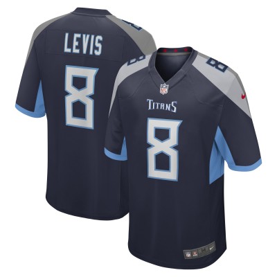 Игровая джерси Will Levis Tennessee Titans Nike 2023 NFL Draft Pick - Navy