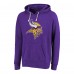 Толстовка Justin Jefferson Minnesota Vikings Majestic Threads Name & Number Tri-Blend - Purple