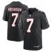Джерси Atlanta Falcons Bijan Robinson Nike Black Throwback Game