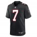 Игровая джерси Bijan Robinson Atlanta Falcons Nike 2023 NFL Draft First Round Pick Throwback Game - Black