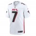 Игровая джерси Bijan Robinson Atlanta Falcons Nike 2023 NFL Draft First Round Pick Game - White