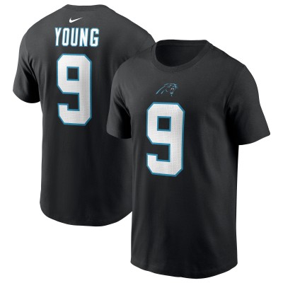 Футболка с номером Bryce Young Carolina Panthers Nike 2023 NFL Draft First Round Pick - Black
