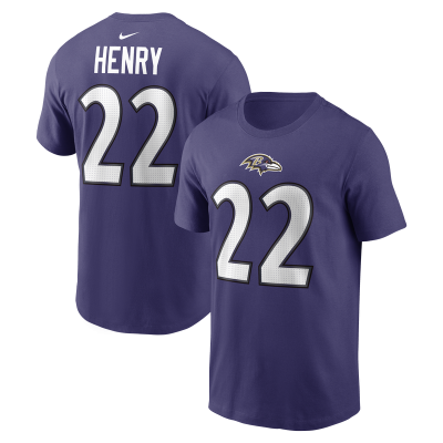 Футболка Baltimore Ravens Derrick Henry Nike Purple Name & Number