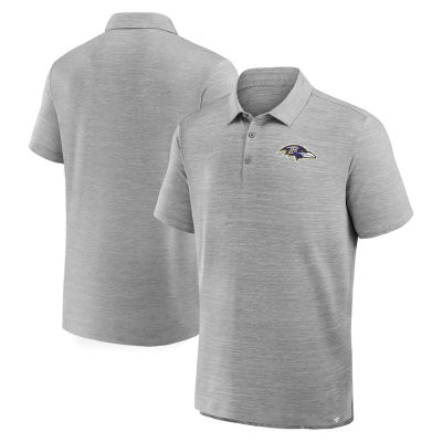 Поло Baltimore Ravens Fanatics Heather Gray Clutch