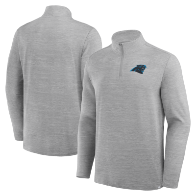 Пуловер Carolina Panthers Fanatics Heather Gray Clutch