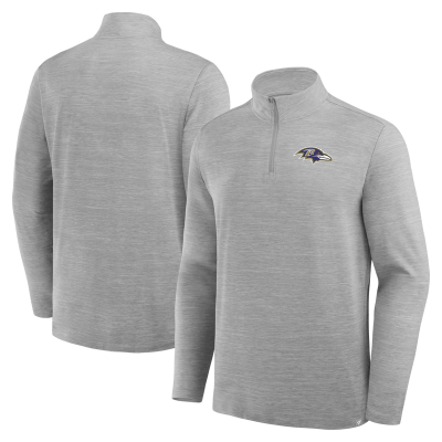 Пуловер Baltimore Ravens Fanatics Heather Gray Clutch