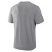 Футболка Buffalo Bills Fanatics Heather Gray Vintage Heritage Tribute Tri-Blend
