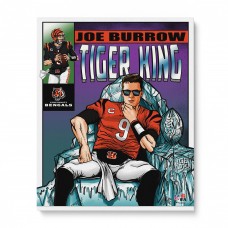 Joe Burrow Cincinnati Bengals Unsigned Fanatics Authentic 16 x 20 Photo Print - Art by Brian Kong