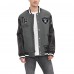 Куртка Las Vegas Raiders Tommy Hilfiger Gunner Varsity - Heather Gray/Black Куртка Las Vegas Raiders Tommy Hilfiger Gunner Varsity - Heather Gray/Black