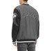Куртка Buffalo Bills Tommy Hilfiger Heather Gray/Black Gunner Full-Zip Varsity