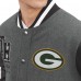 Куртка Green Bay Packers Tommy Hilfiger Gunner Full-Zip Varsity - Heather Gray/Black