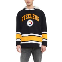 Pittsburgh Steelers Tommy Hilfiger Black Ivan Fashion Pullover Hoodie