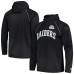 Футболка с длинным рукавом с капюшоном Las Vegas Raiders Starter Gridiron Classics Throwback Raglan - Black