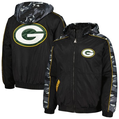 Толстовка на молнии Green Bay Packers Starter Thursday Night Gridiron - Black