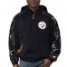 Толстовка на молнии Pittsburgh Steelers Starter Black Thursday Night Gridiron
