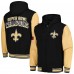 Толстовка на молнии New Orleans Saints G-III Sports by Carl Banks Player Option - Black/Gold