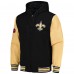 Толстовка на молнии New Orleans Saints G-III Sports by Carl Banks Player Option - Black/Gold