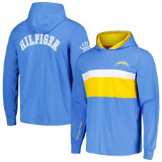 Футболка с длинным рукавом с капюшоном Los Angeles Chargers Tommy Hilfiger Morgan - Powder Blue