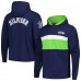 Футболка с длинным рукавом с капюшоном Seattle Seahawks Tommy Hilfiger Morgan - College Navy