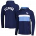 Футболка с длинным рукавом с капюшоном Tennessee Titans Tommy Hilfiger Morgan - Navy