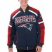 Куртка на кнопках New England Patriots G-III Sports by Carl Banks Power Forward Racing - Navy