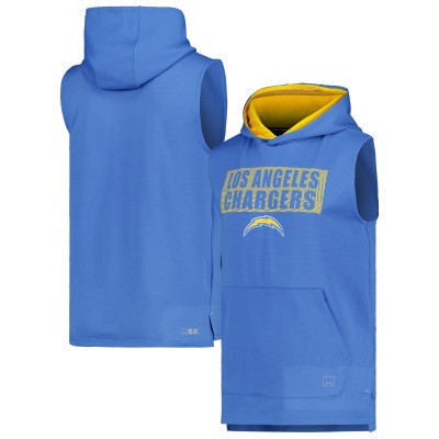 Толстовка Los Angeles Chargers MSX by Michael Strahan Marathon Sleeveless - Powder Blue
