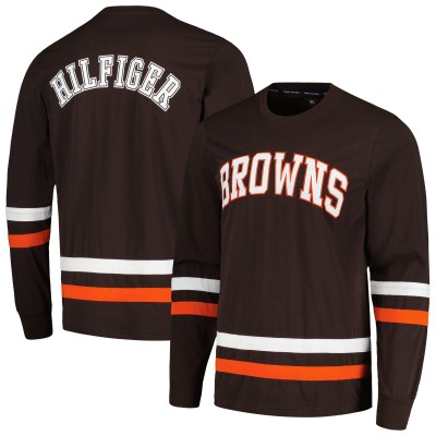 Футболка с длинным рукавом Cleveland Browns Tommy Hilfiger Nolan - Brown/Orange