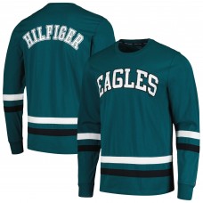 Футболка с длинным рукавом Philadelphia Eagles Tommy Hilfiger Nolan - Midnight Green/Black