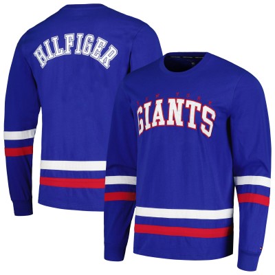 Футболка с длинным рукавом New York Giants Tommy Hilfiger Nolan - Royal/Red
