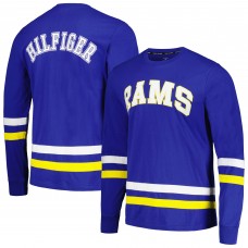 Футболка с длинным рукавом Los Angeles Rams Tommy Hilfiger Nolan - Royal/Gold Футболка с длинным рукавом Los Angeles Rams Tommy Hilfiger Nolan - Royal/Gold