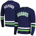 Футболка с длинным рукавом Seattle Seahawks Tommy Hilfiger Nolan - College Navy/Neon Green