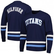 Футболка с длинным рукавом Tennessee Titans Tommy Hilfiger Nolan - Navy/Light Blue
