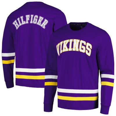 Футболка с длинным рукавом Minnesota Vikings Tommy Hilfiger Nolan - Purple/Gold