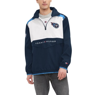 Кофта на короткой молнии Tennessee Titans Tommy Hilfiger Carter - Navy/White