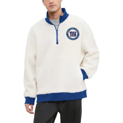 Кофта на короткой молнии New York Giants Tommy Hilfiger Jordan Sherpa - Cream