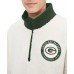 Кофта на короткой молнии Green Bay Packers Tommy Hilfiger Jordan Sherpa - Cream