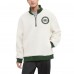 Кофта на короткой молнии Green Bay Packers Tommy Hilfiger Jordan Sherpa - Cream