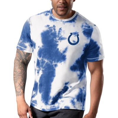 Футболка Indianapolis Colts MSX by Michael Strahan Freestyle Tie-Dye - Royal