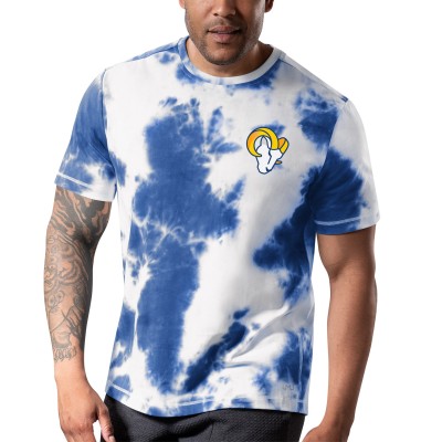 Футболка Los Angeles Rams MSX by Michael Strahan Freestyle Tie-Dye - Royal