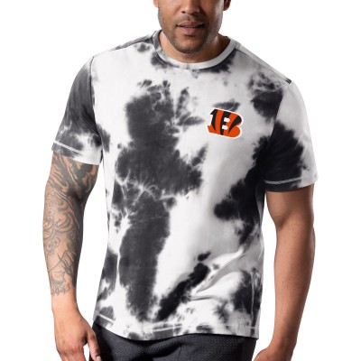Футболка Cincinnati Bengals MSX by Michael Strahan Freestyle Tie-Dye - Black