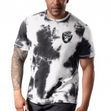 Футболка Las Vegas Raiders MSX by Michael Strahan Freestyle Tie-Dye - Black