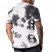 Футболка Las Vegas Raiders MSX by Michael Strahan Freestyle Tie-Dye - Black